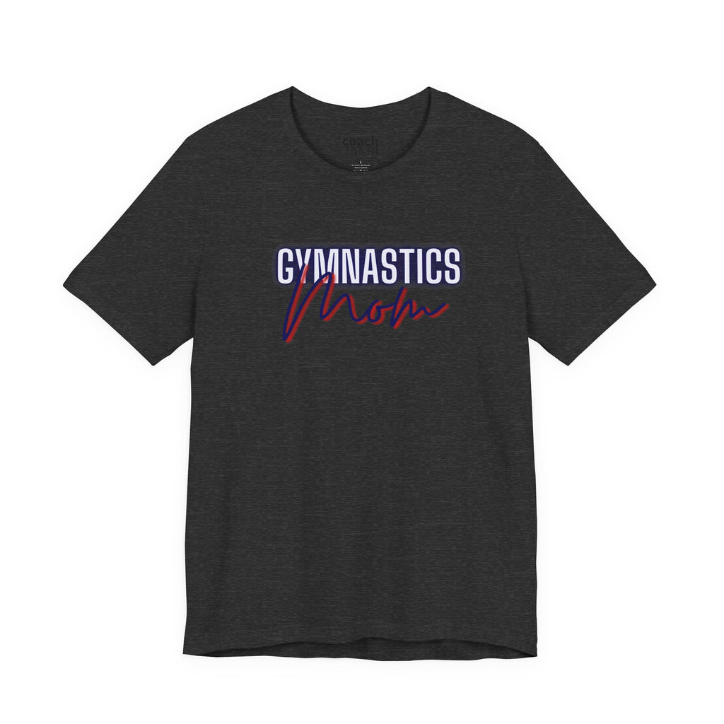 Glow Gym Mom Tshirt - Blue/Red (Adult)