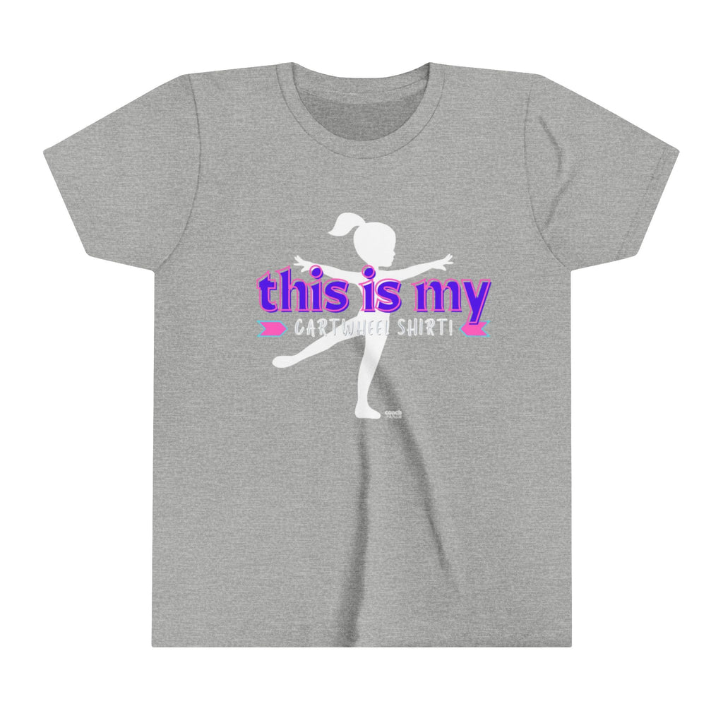 My Cartwheel Shirt-Purple/Pink (Youth Short Sleeve Tee)