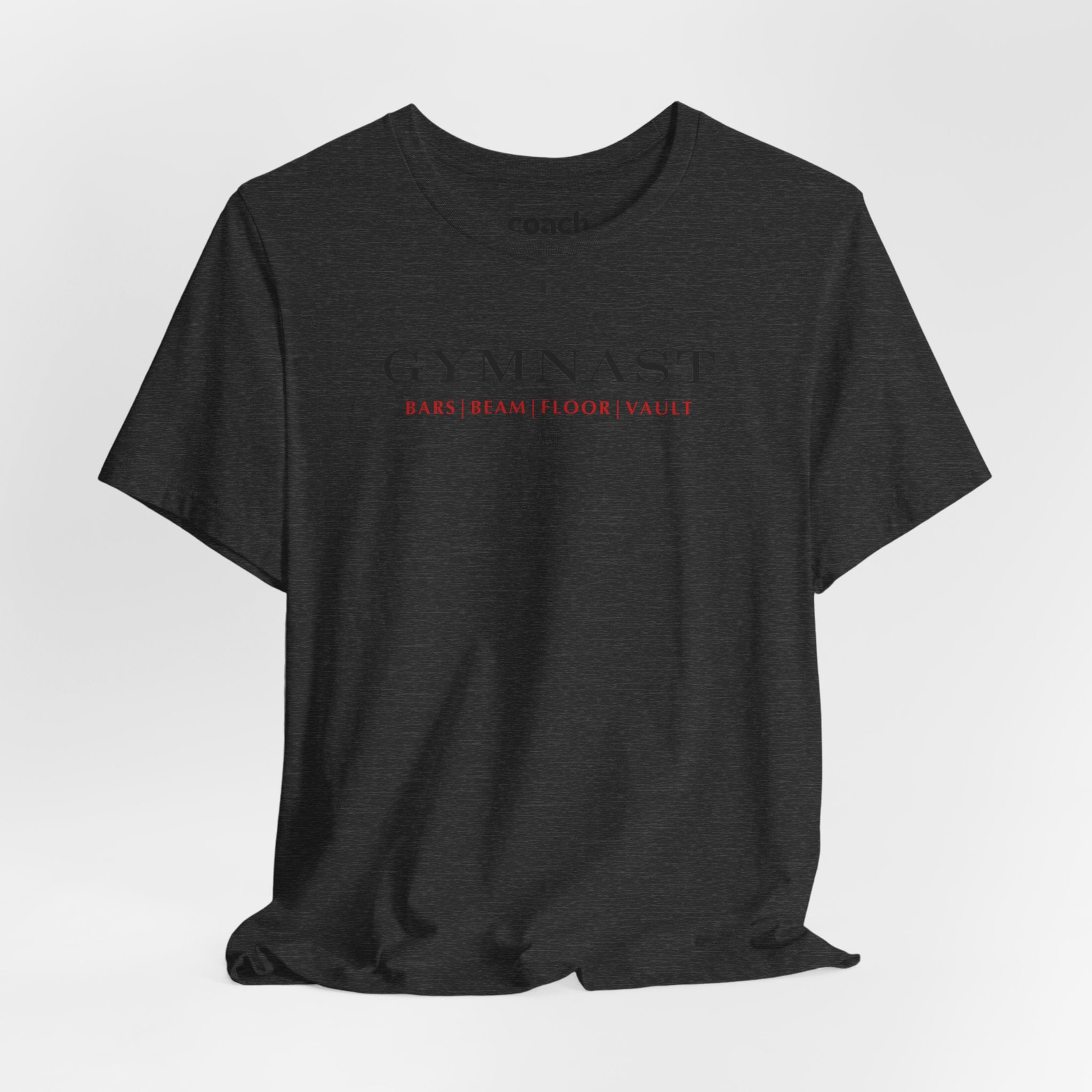 GYMNAST (Bars Beam Floor Vault) Tshirt - Red (Adult)