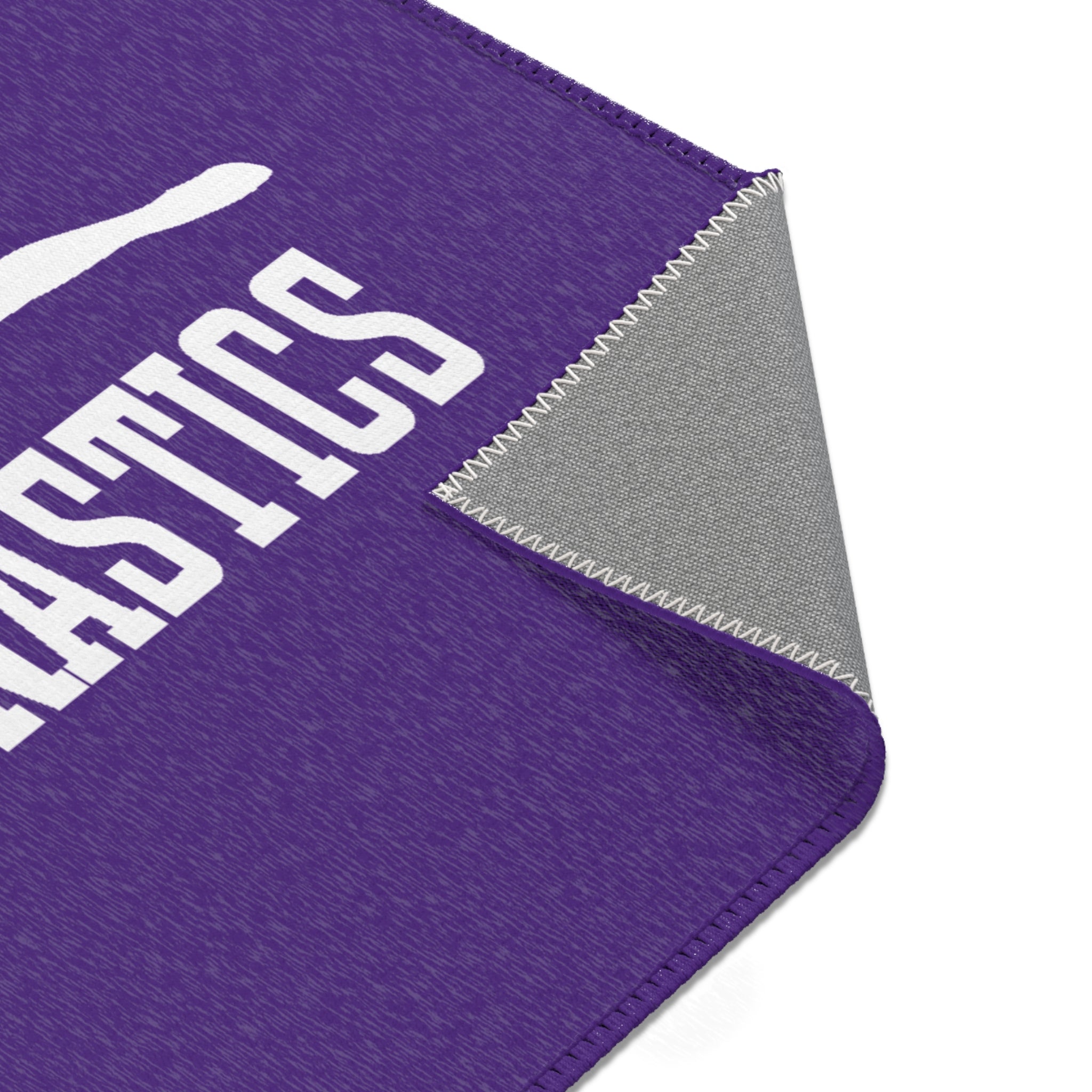 Peace, Love, Gymnastics-Purple (Area Rugs)