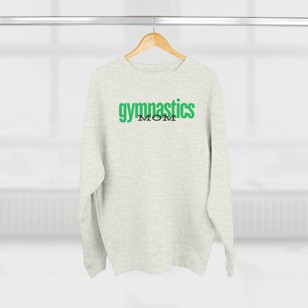 Gymnastics Mom-Green (Adult Crewneck)