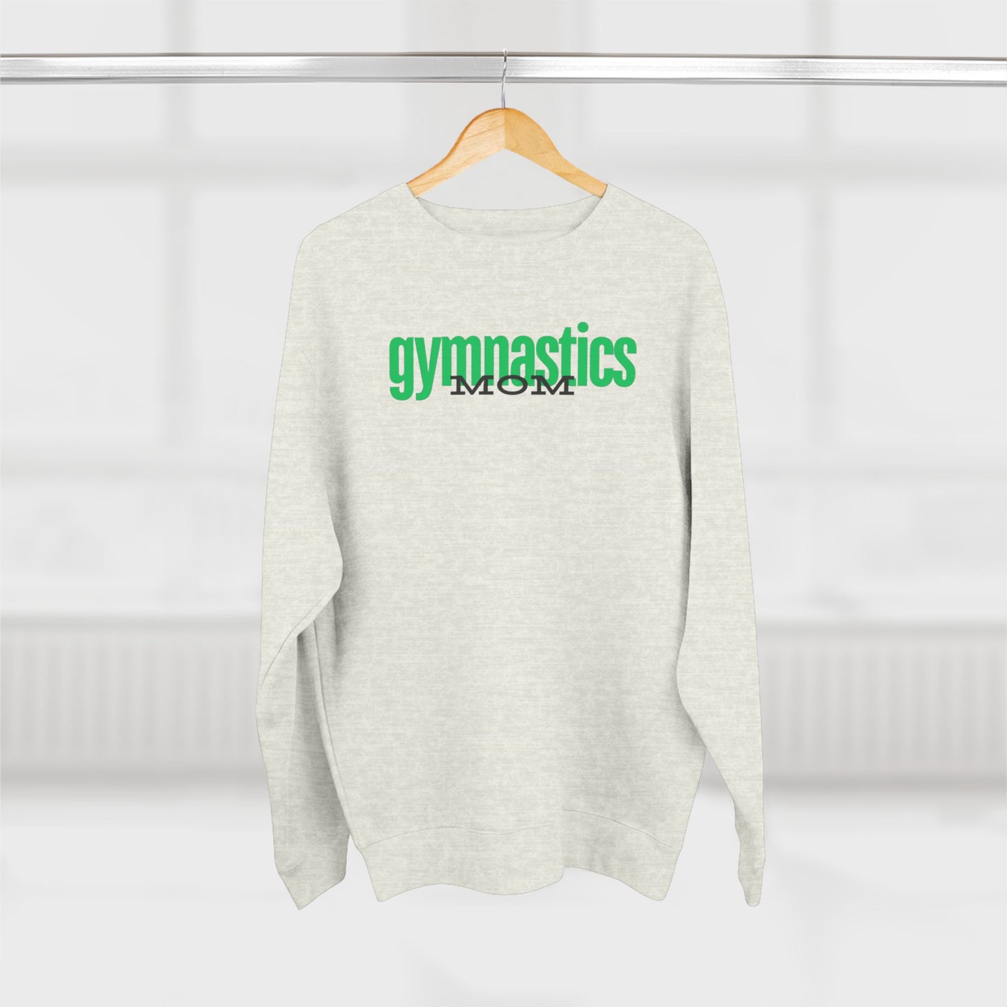 Gymnastics Mom-Green (Adult Crewneck)