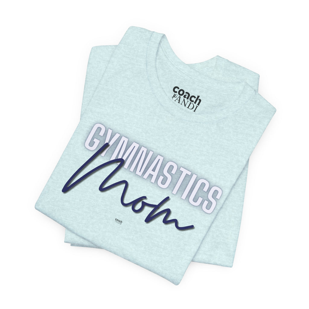 Glow Gym Mom Tshirt - Blue (Adult)