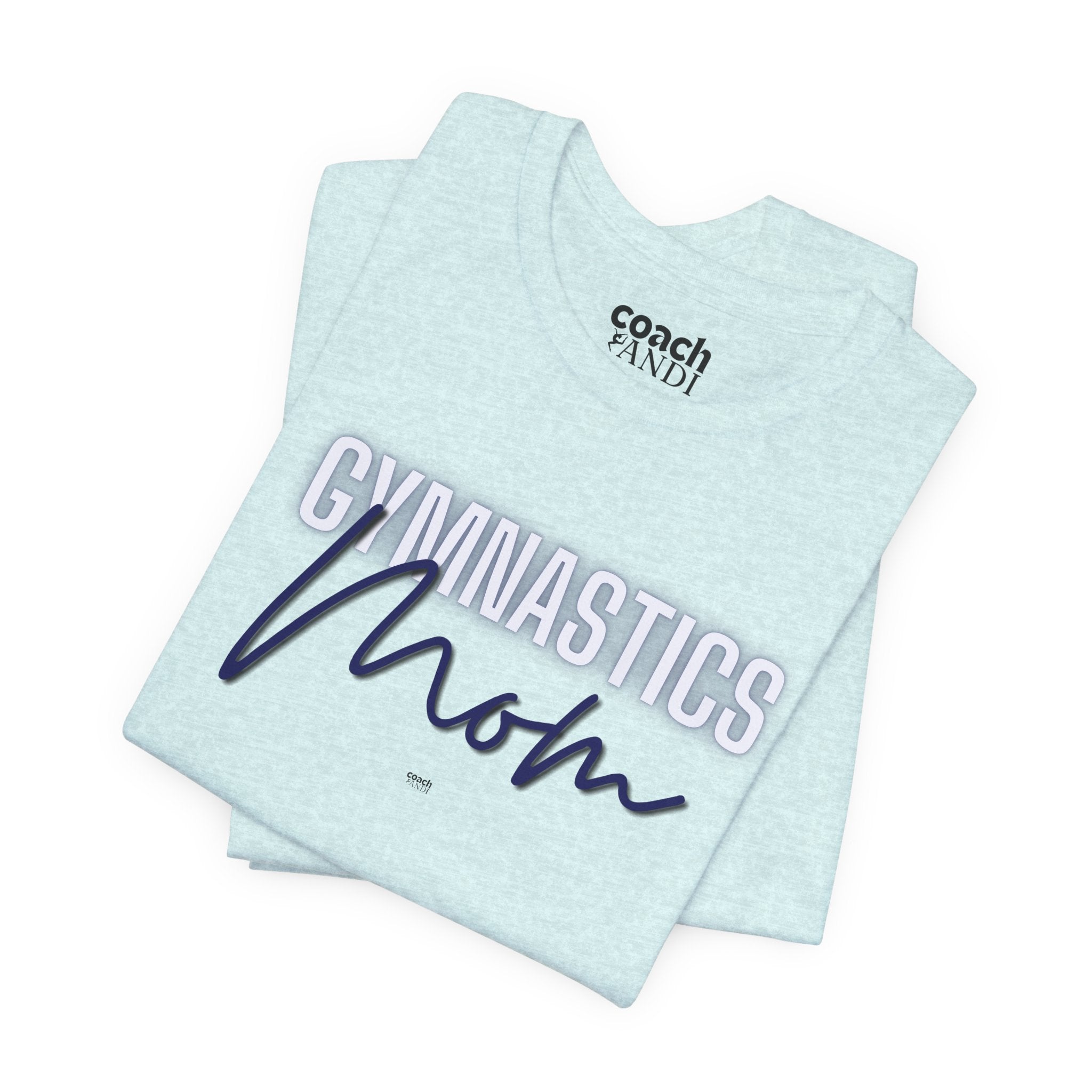 Glow Gym Mom Tshirt - Blue (Adult)