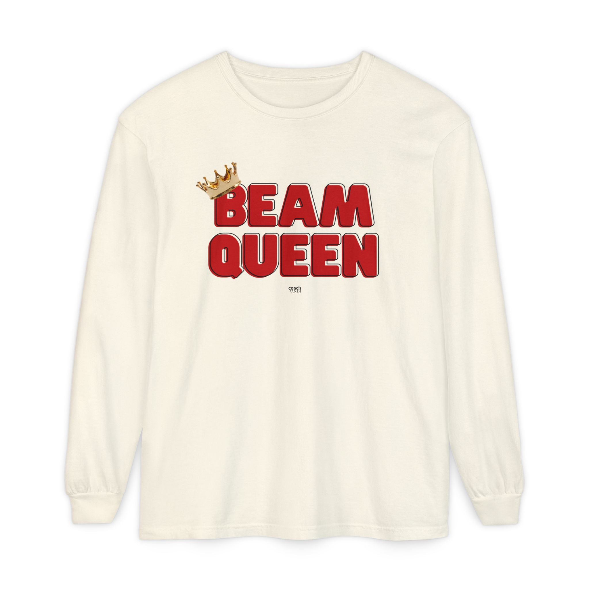 Beam Queen - Red/Black (Adult Long Sleeve Shirt)