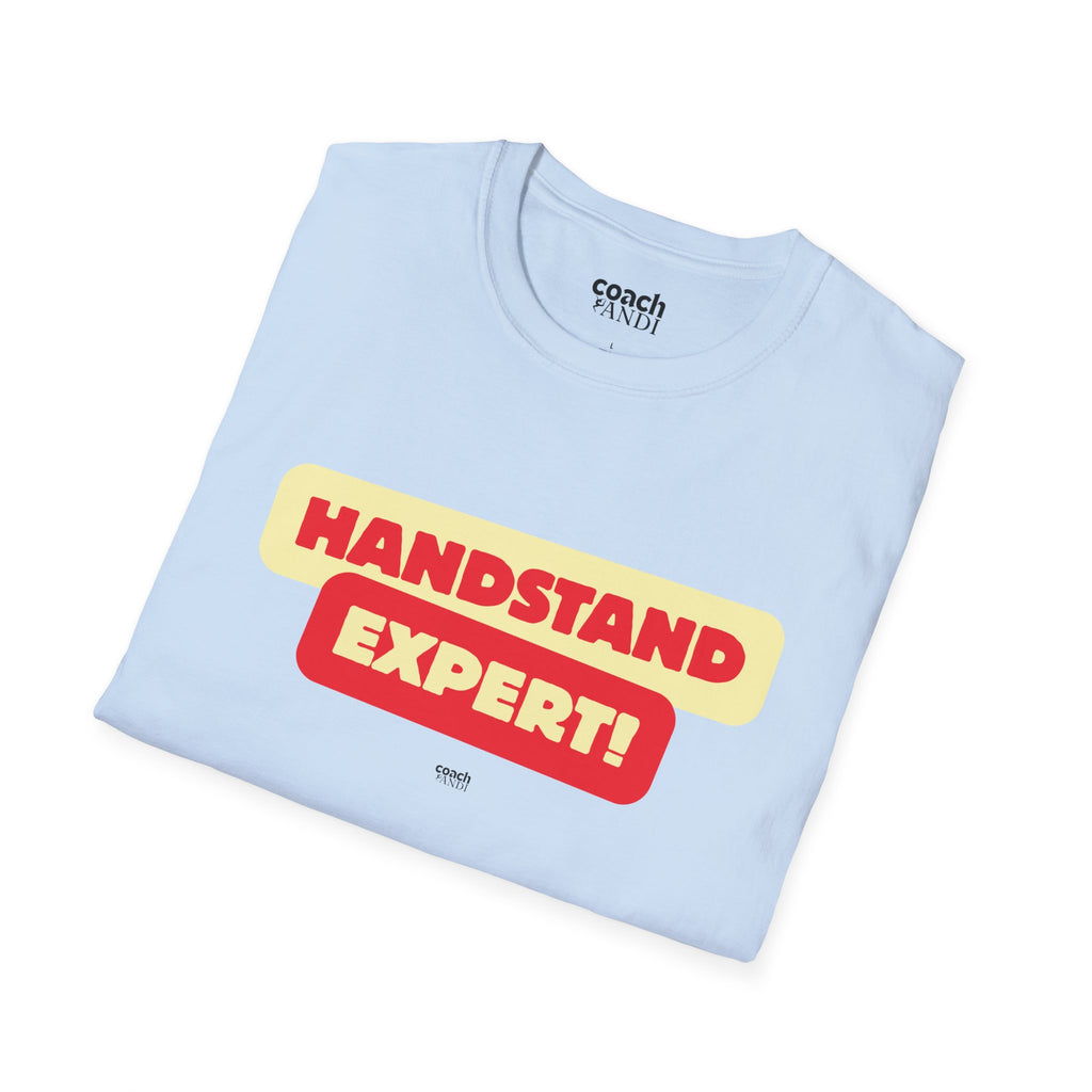 Handstand Expert Tshirt - Red/Yellow (Adult)