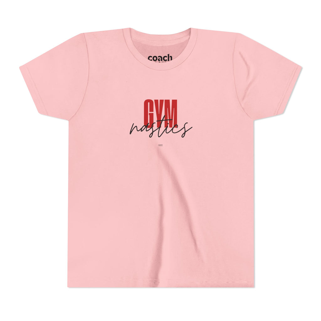 GYMnastics Short Sleeve Tee - Red (Youth)
