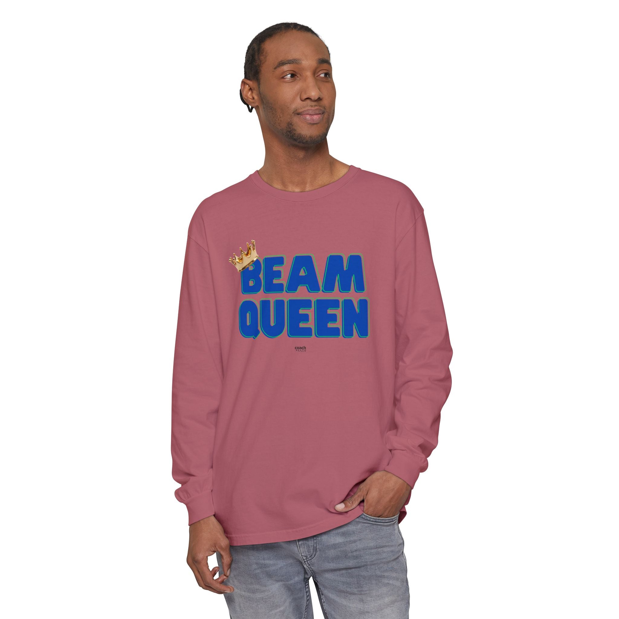 Beam Queen - Blue/Green (Adult Long Sleeve Shirt)