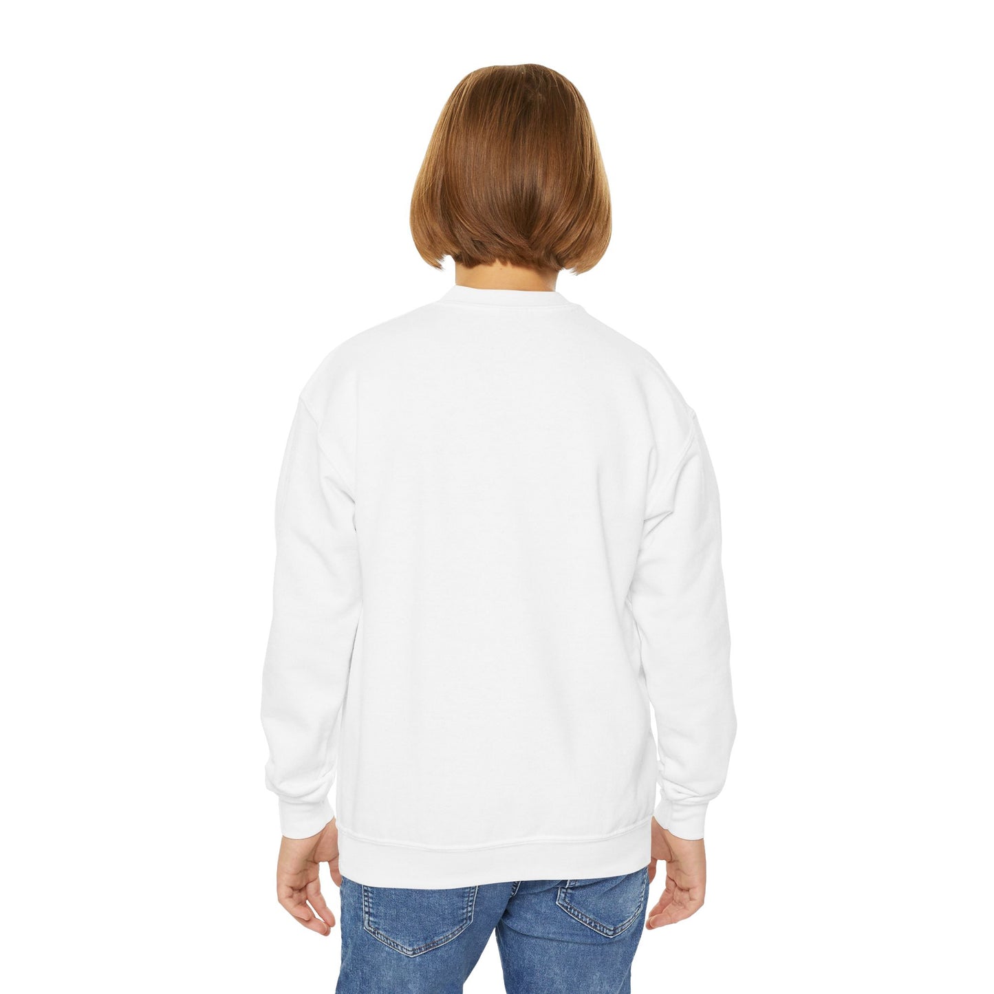 Fearless, Strong, Powerful Gymnast (Youth Crewneck Sweatshirt)