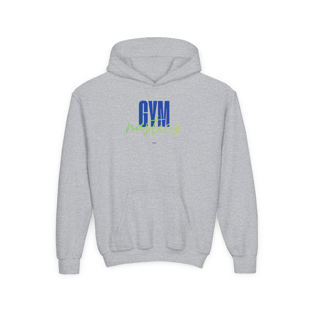 GYMnastics Hoodie - Blue/Lime (Youth)