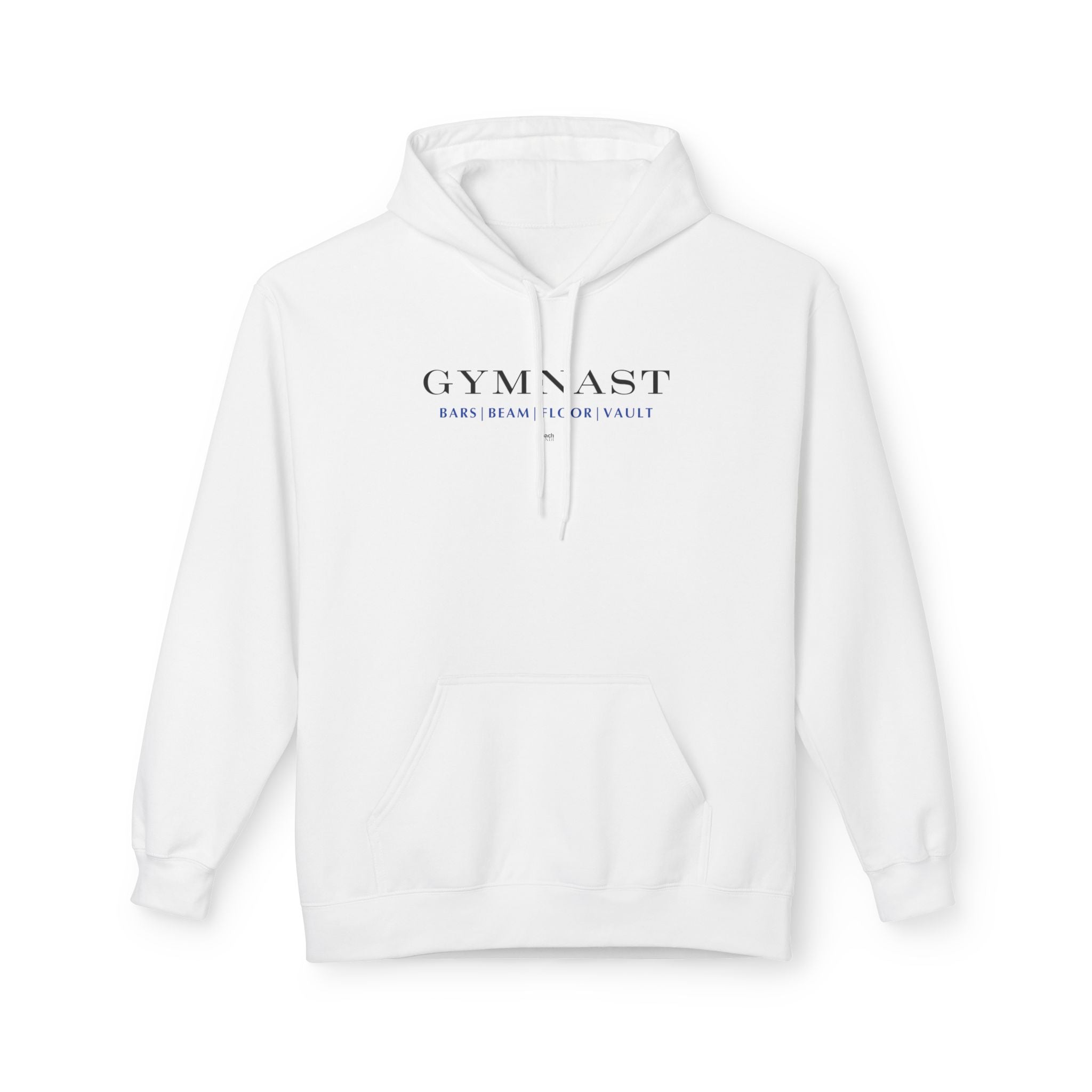 GYMNAST (Bars Beam Floor Vault) Hoodie - Blue (Adult)