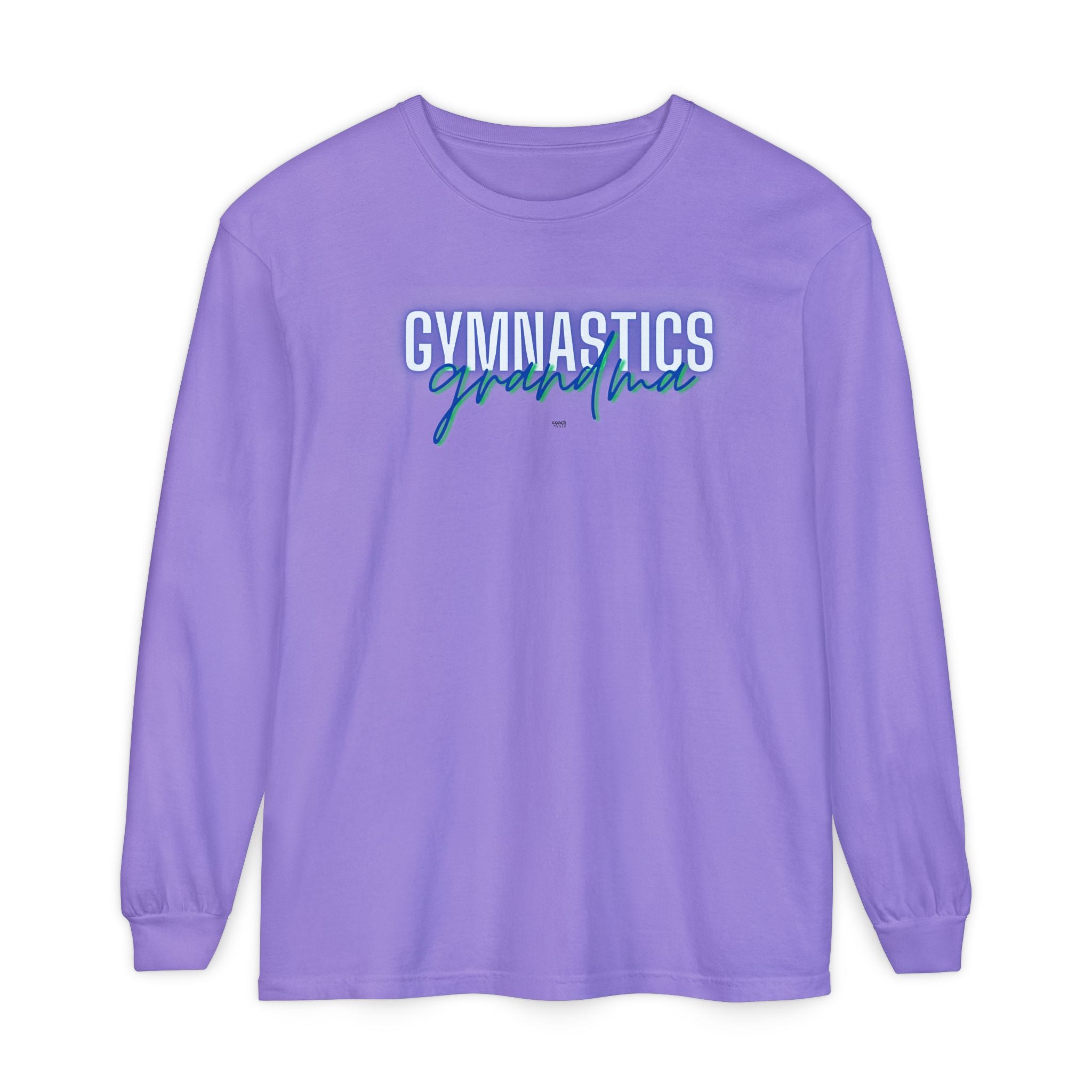 Glow Gym Gma Long Sleeve Shirt - Blue/Green (Adult)