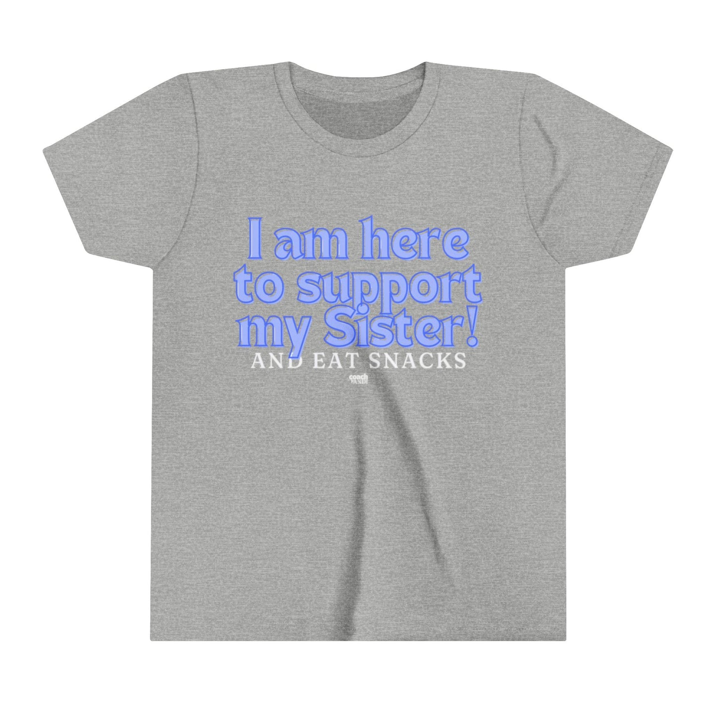 Sister Snack Support-Blue (Youth Short Sleeve Tee)