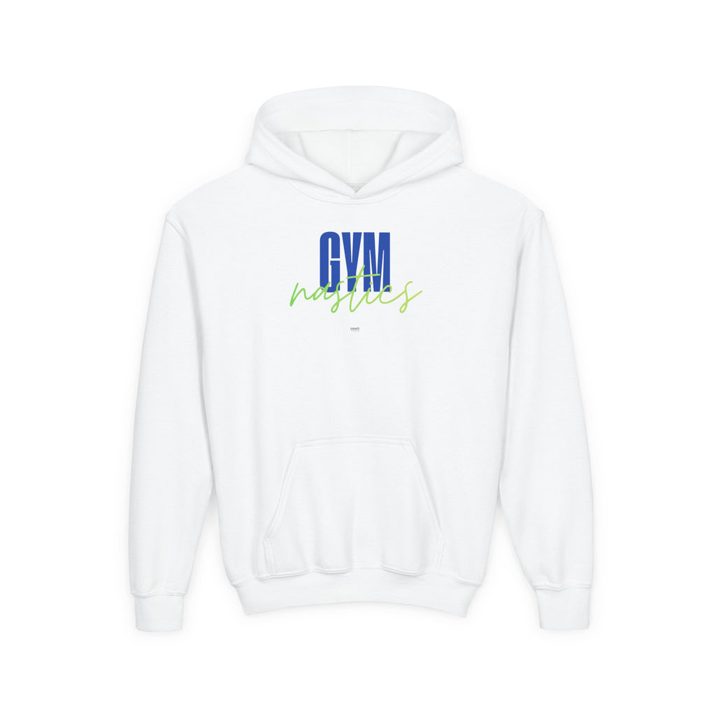 GYMnastics Hoodie - Blue/Lime (Youth)
