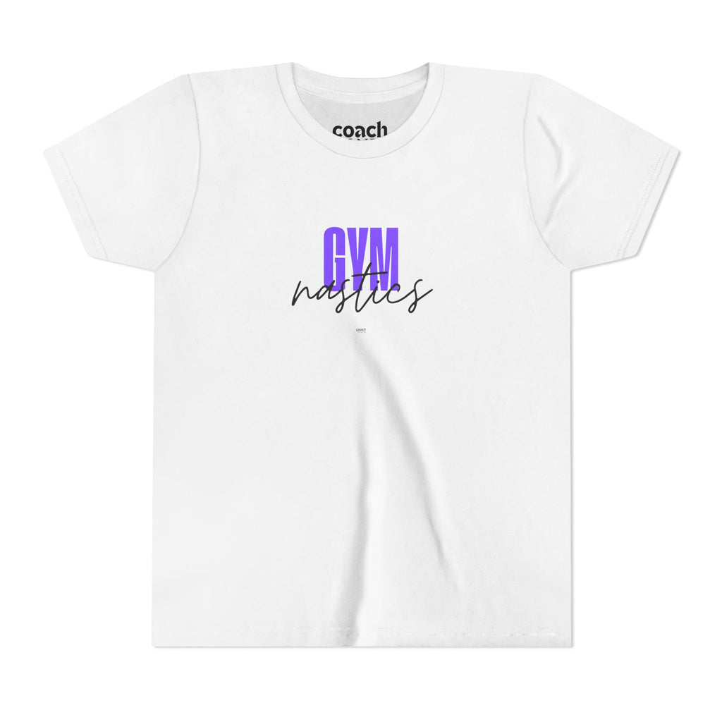 GYMnastics Short Sleeve Tee - Purple (Youth)