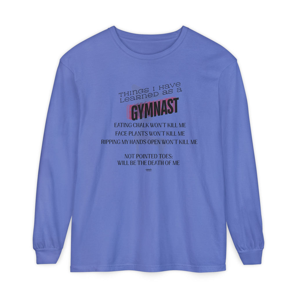 Things I Learned as a Gymnast Long Sleeve Shirt - Red (Adult)