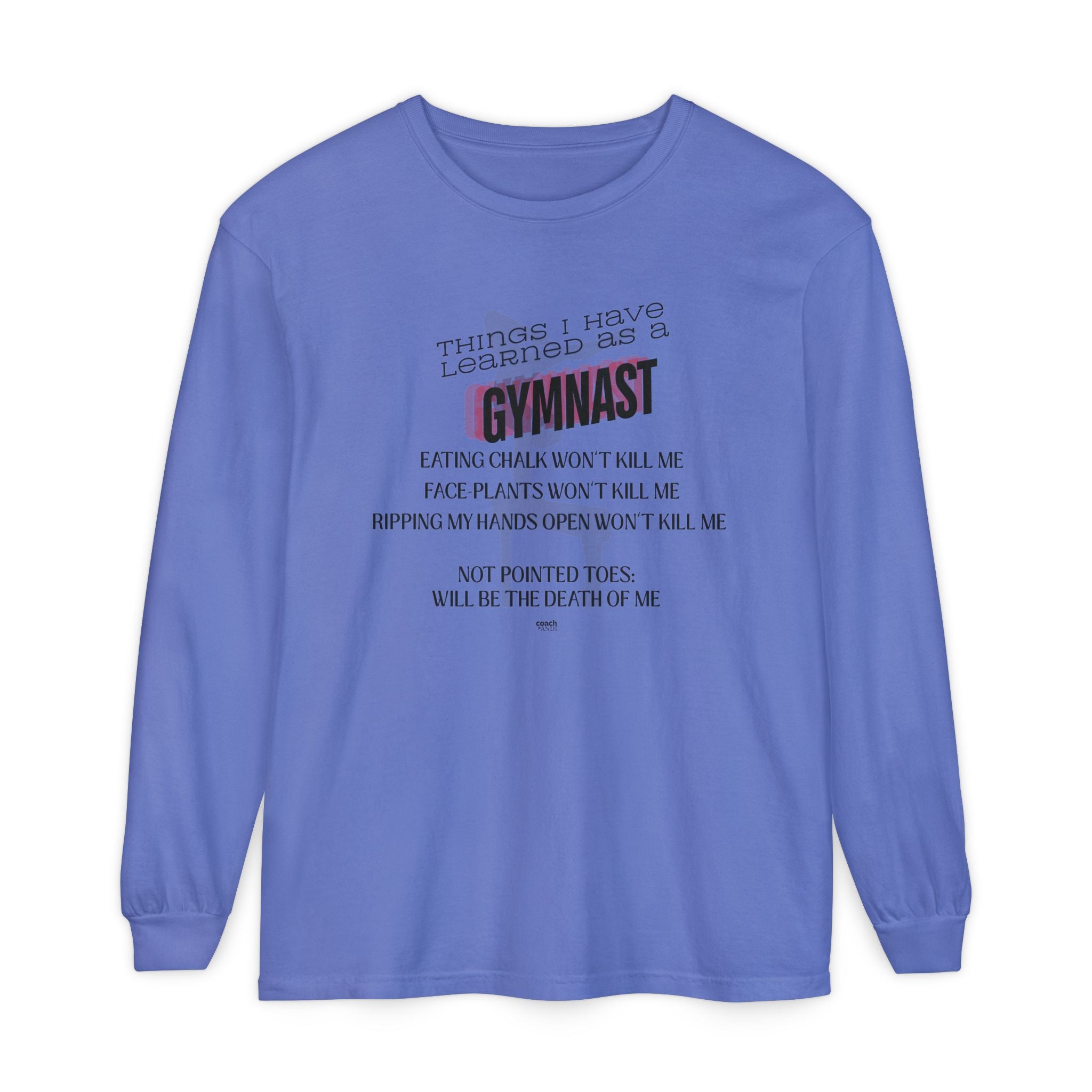 Things I Learned as a Gymnast Long Sleeve Shirt - Red (Adult)