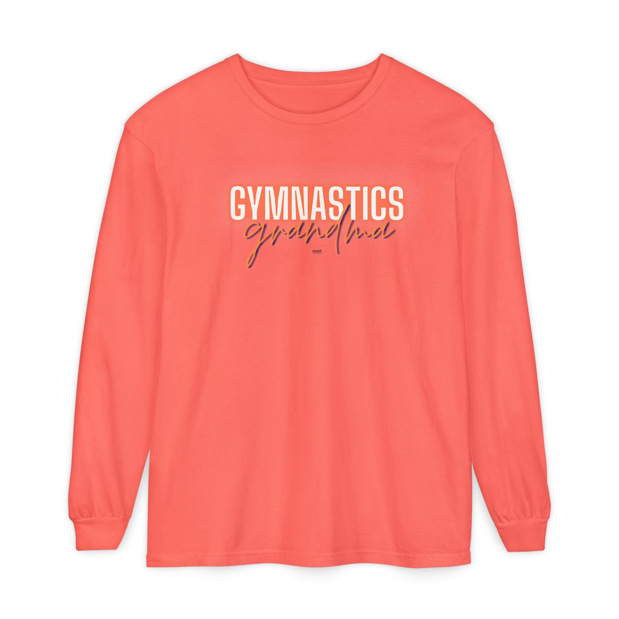 Glow Gym Gma Long Sleeve Shirt - Orange/Blue (Adult)