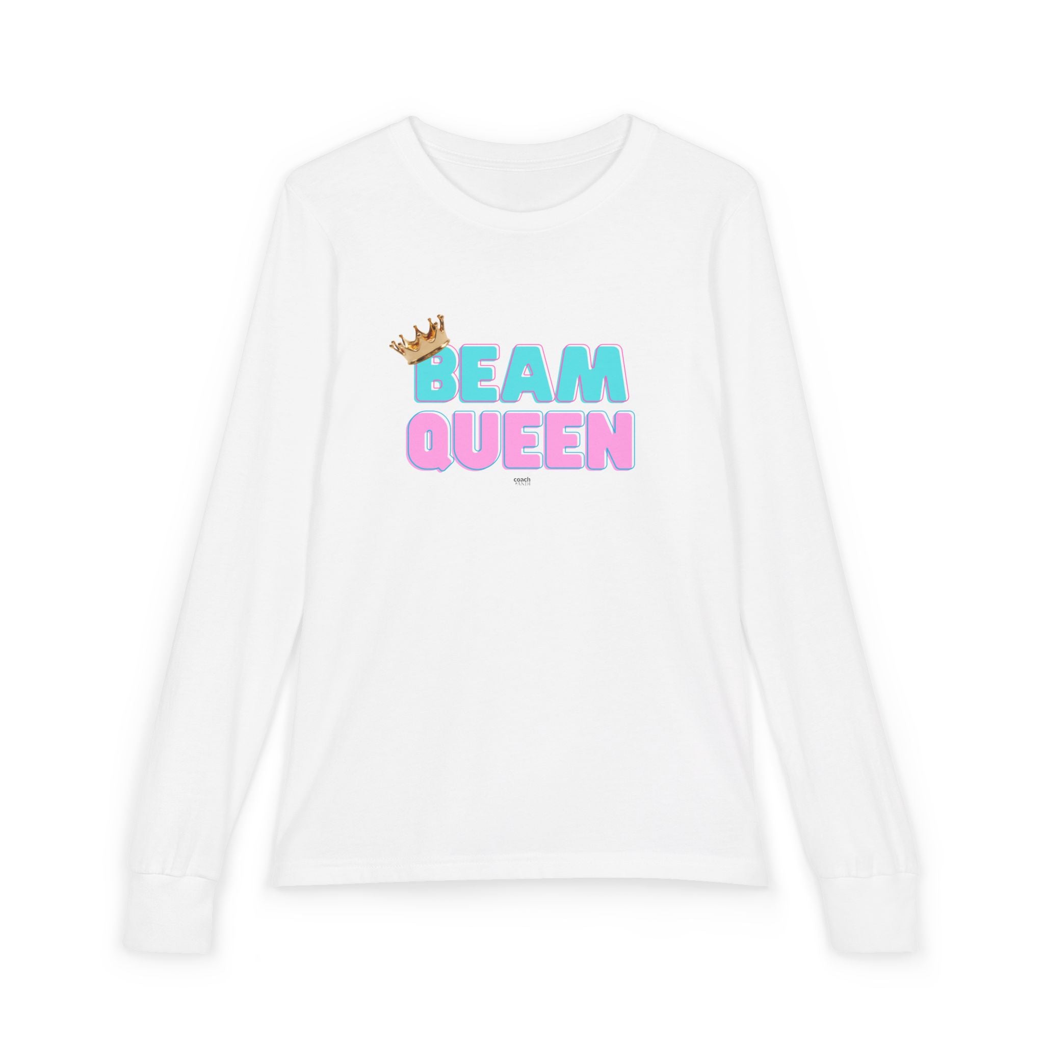 Beam Queen Long Sleeve Shirt - Aqua/Pink (Youth)