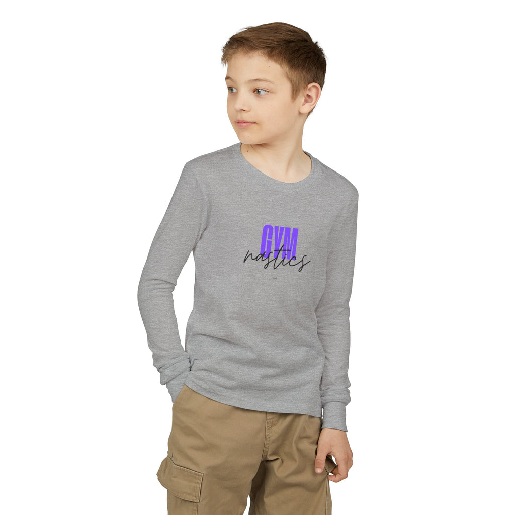 GYMnastics Long Sleeve Shirt - Purple (Youth)