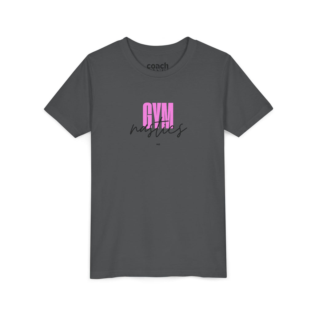 Gym-nastics Short Sleeve Tee - Pink (Youth)