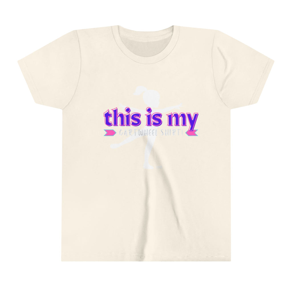 My Cartwheel Shirt-Purple/Pink (Youth Short Sleeve Tee)