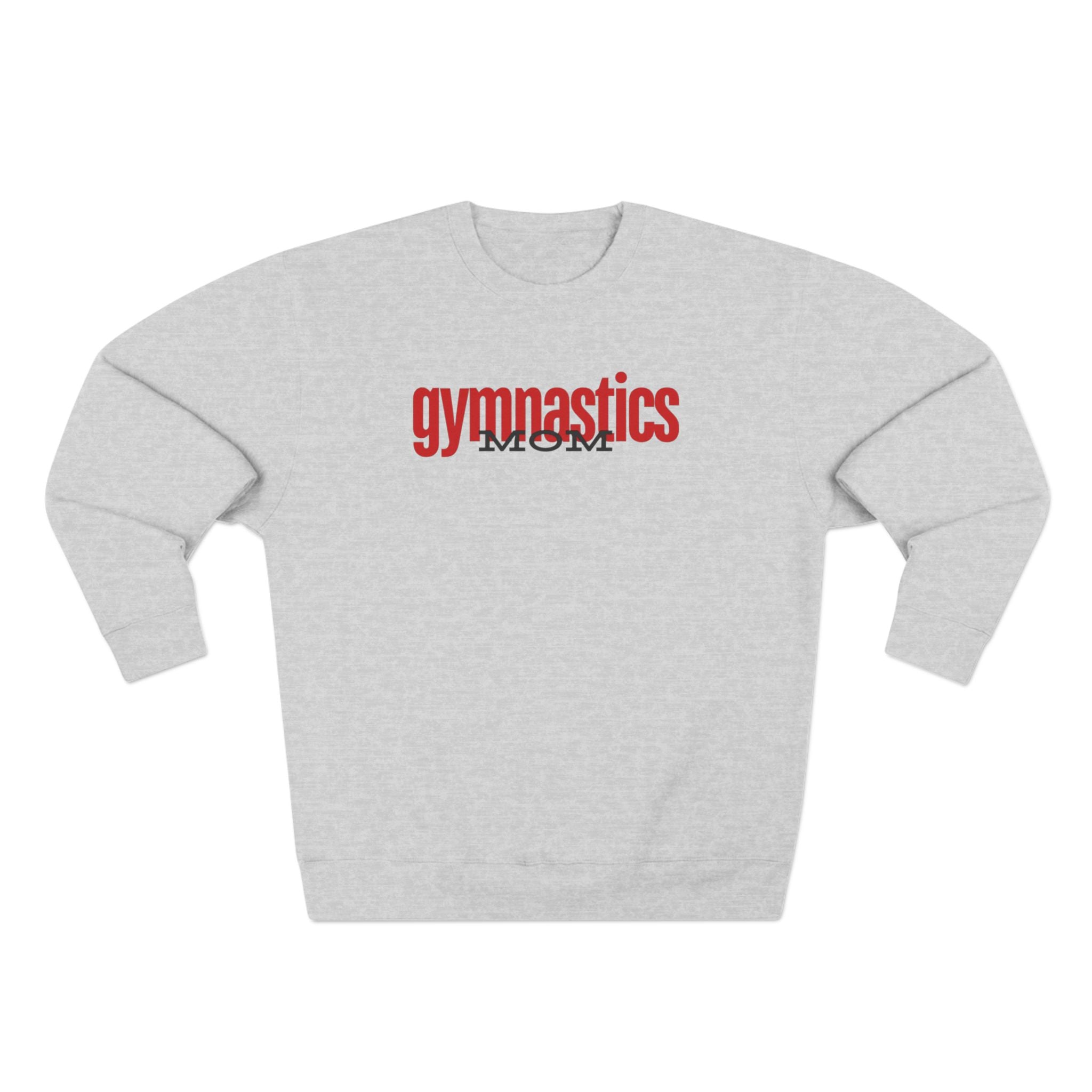 Gymnastics Mom-Red (Adult Crewneck)