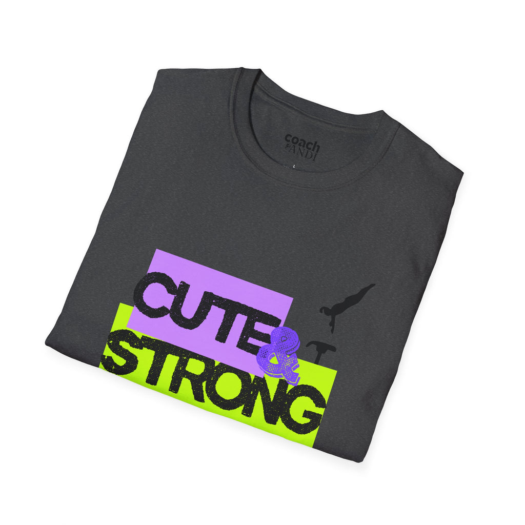 Cut & Strong Tshirt - Lavender/Lime (Adult)