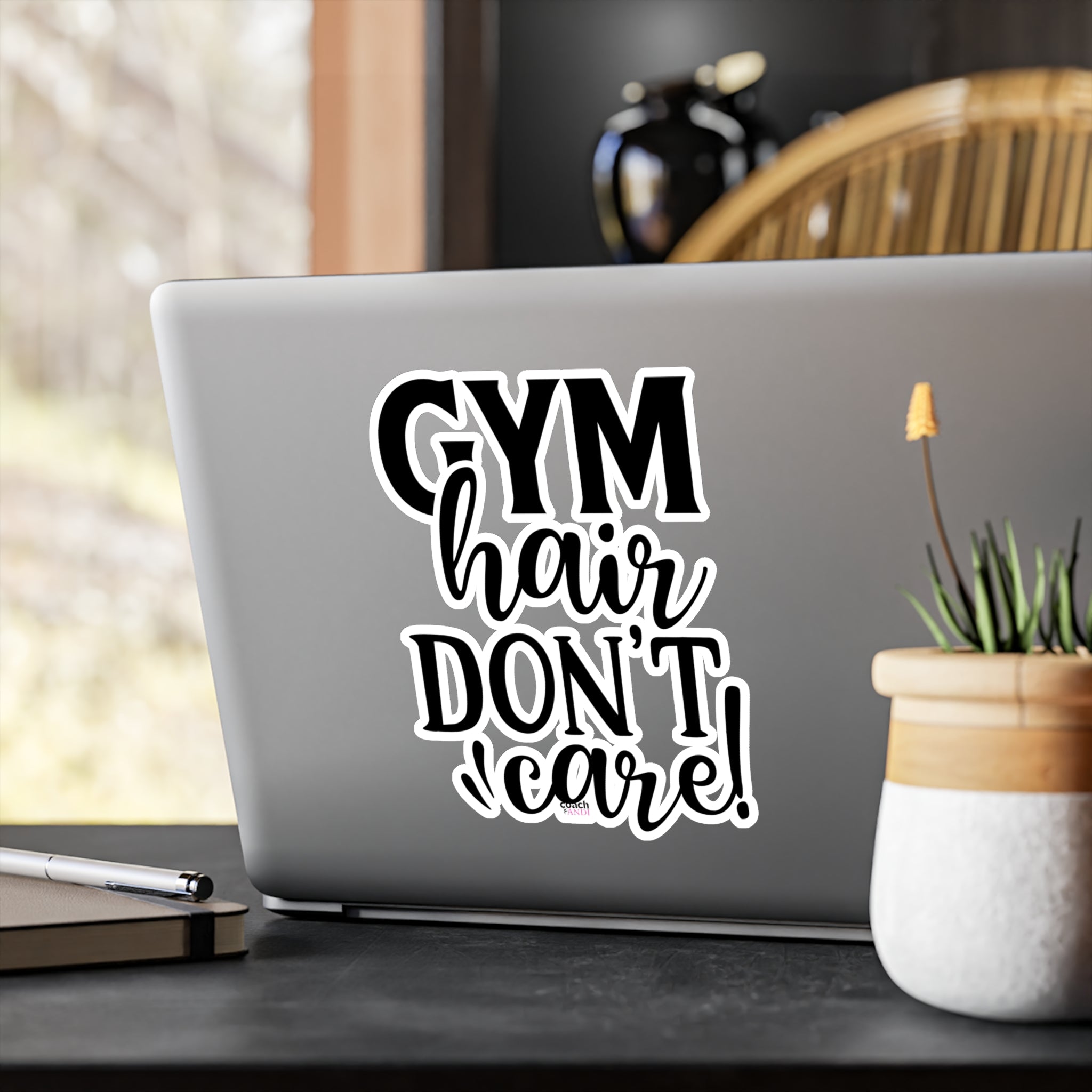 Gym Hair Don't Care (Kiss-Cut Vinyl Decals)