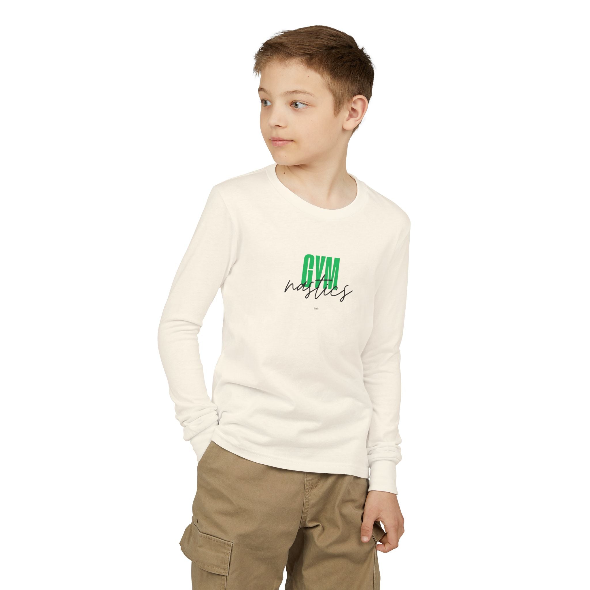 GYMnastics Long Sleeve Shirt - Green (Youth)