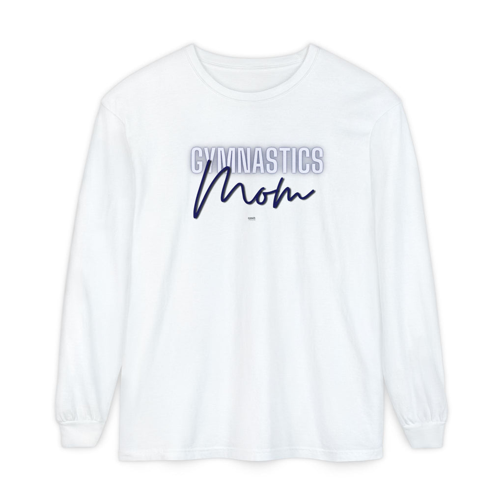 Glow Gym Mom Long Sleeve Shirt - Blue (Adult)