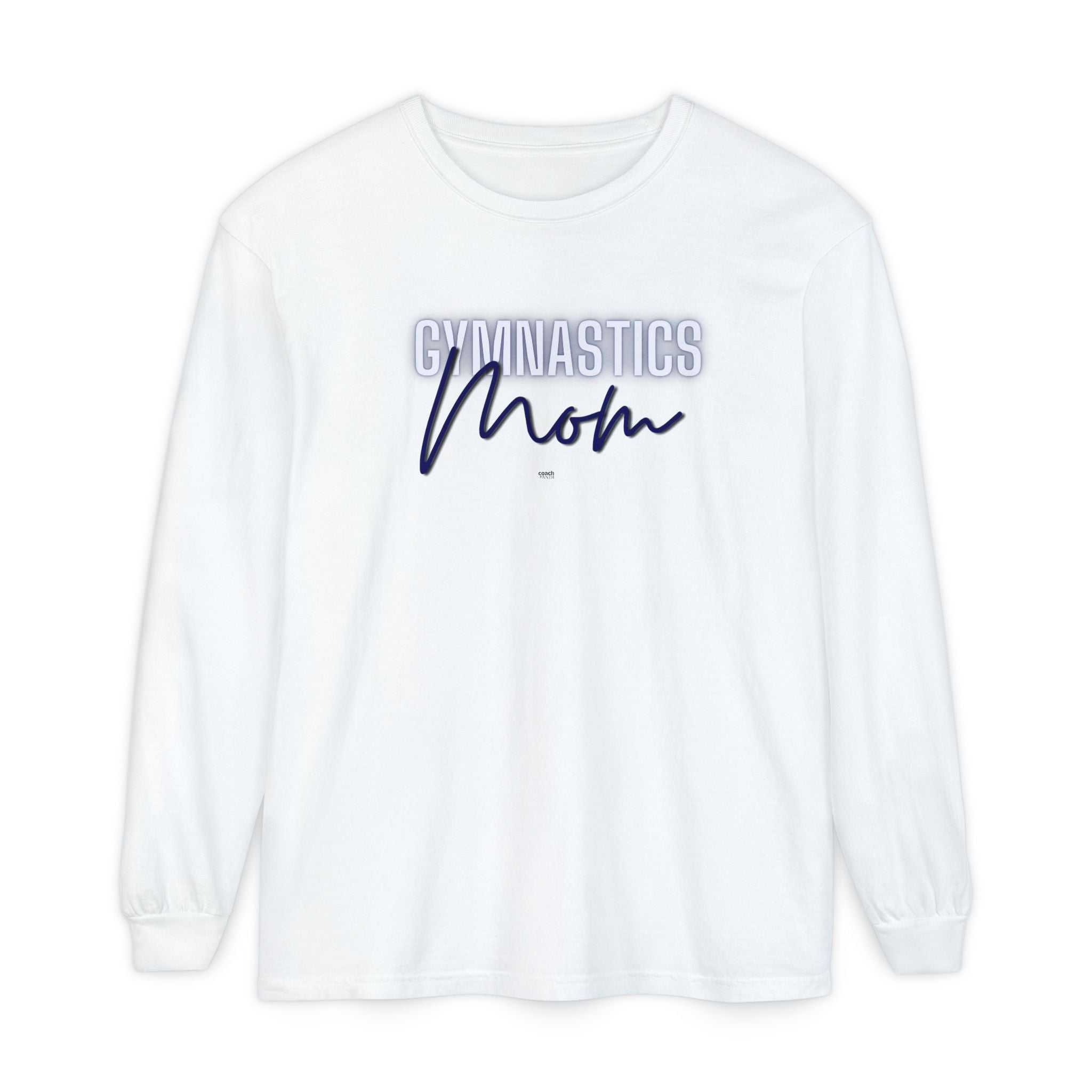 Glow Gym Mom Long Sleeve Shirt - Blue (Adult)