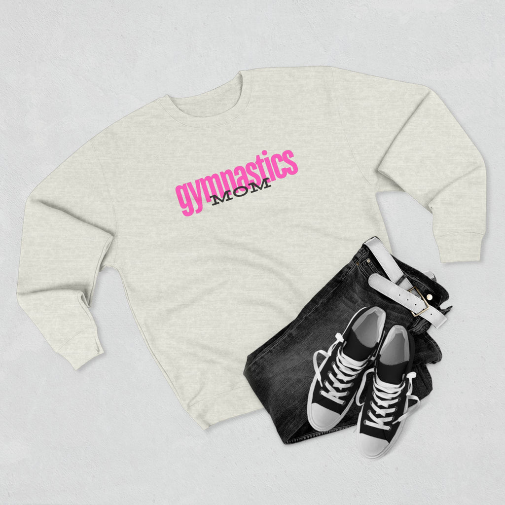 Gymnastics Mom-Pink (Adult Crewneck)
