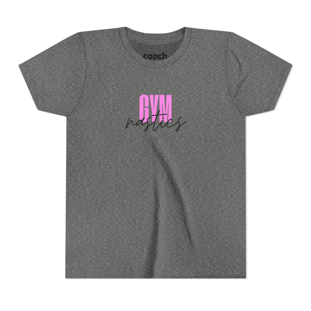 Gym-nastics Short Sleeve Tee - Pink (Youth)