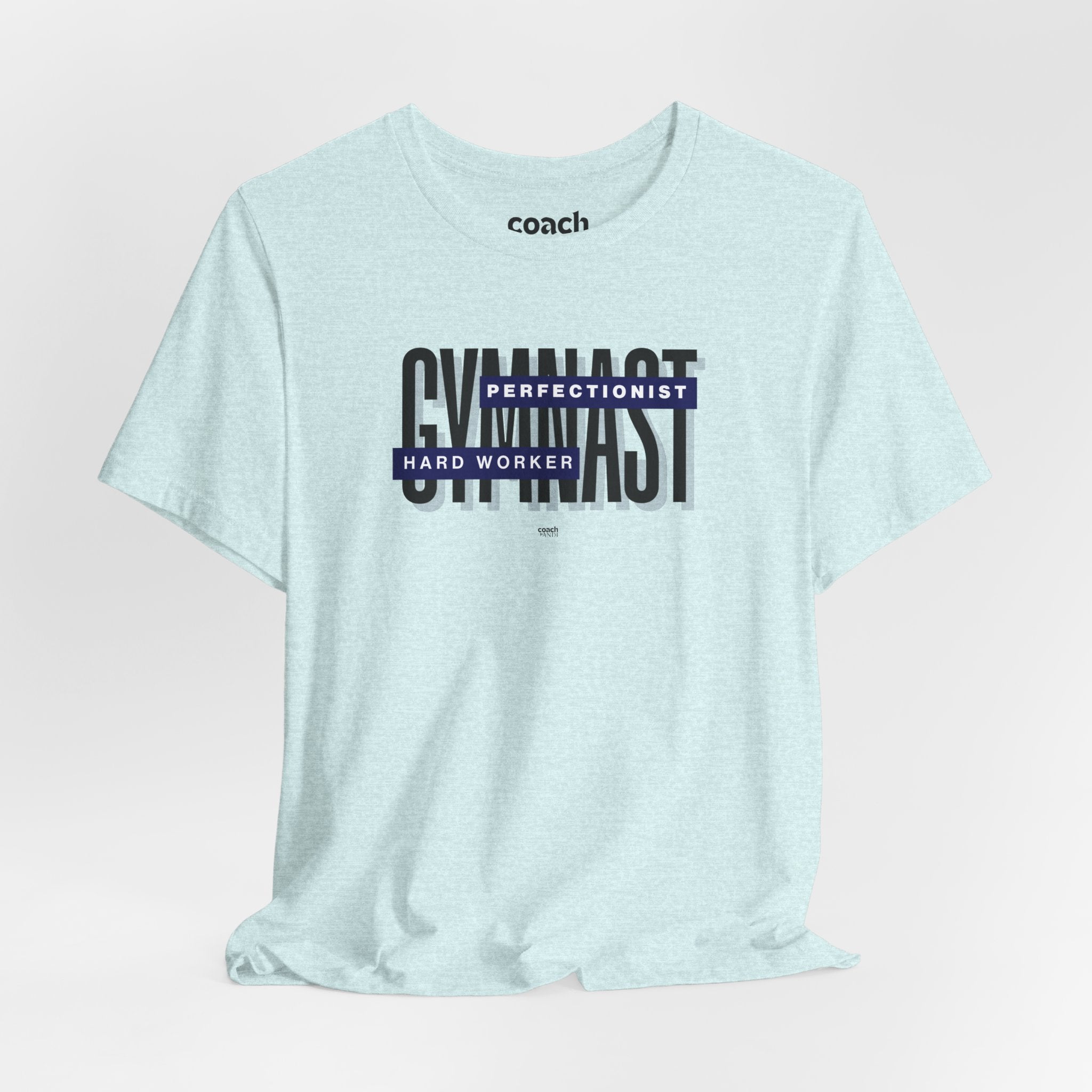 Gymnast Hard Worker Tshirt - Blue (Adult)