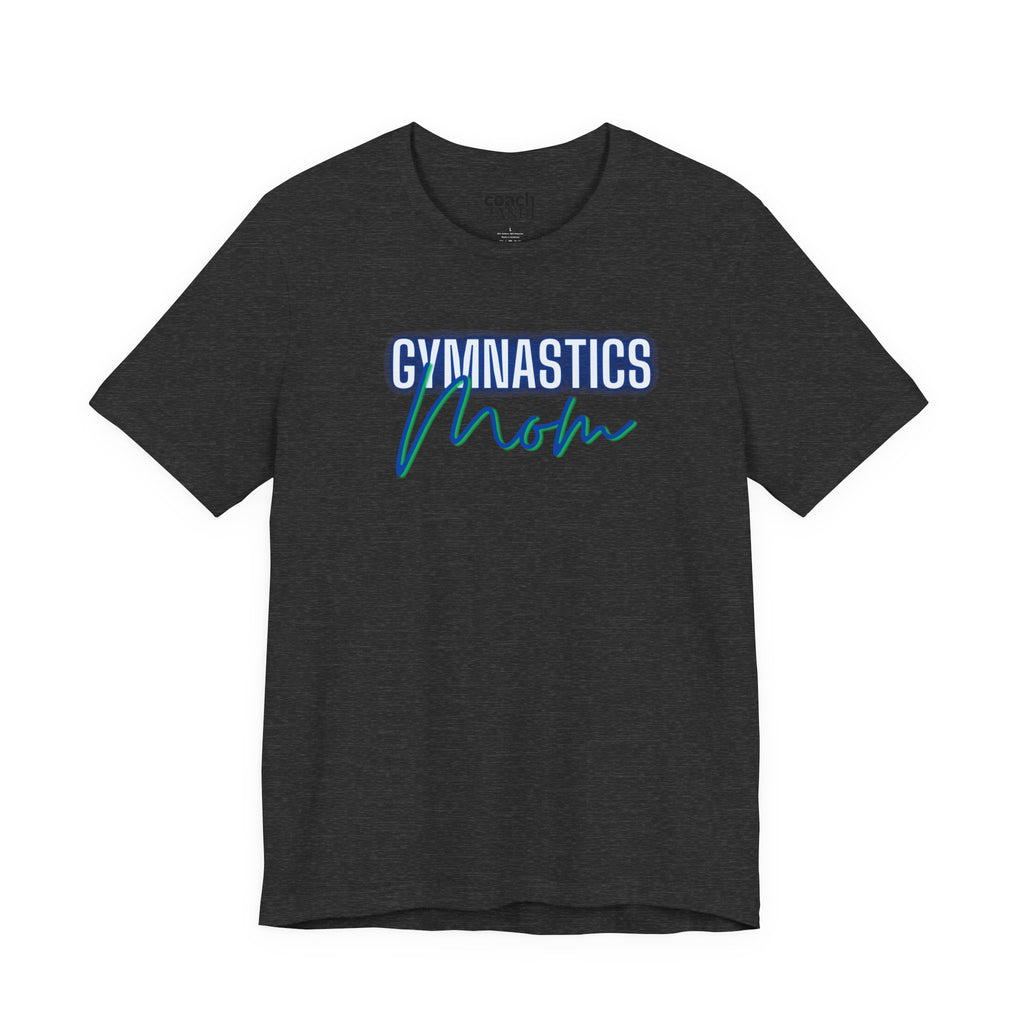 Glow Gym Mom Tshirt - Blue/Green (Adult)