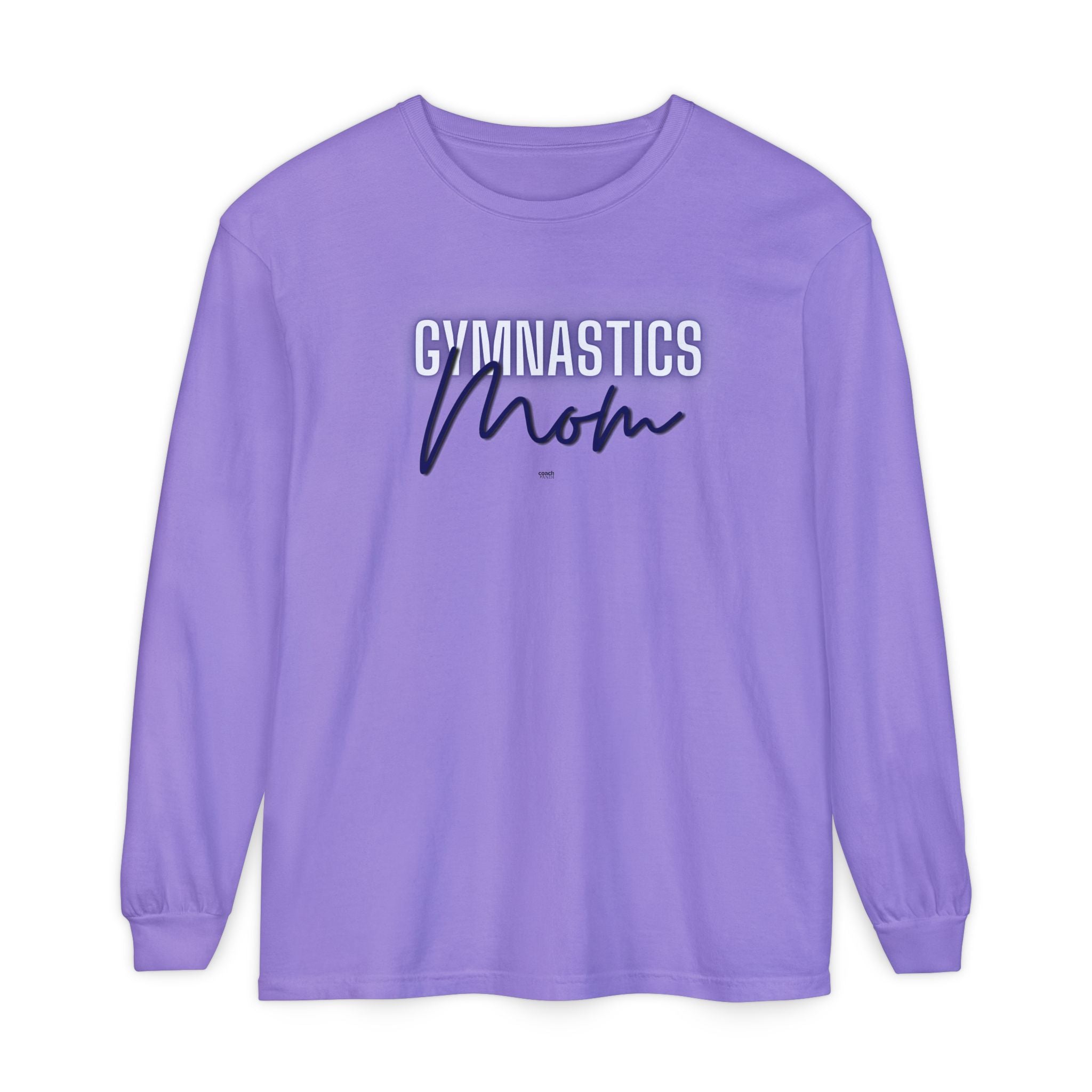 Glow Gym Mom Long Sleeve Shirt - Blue (Adult)