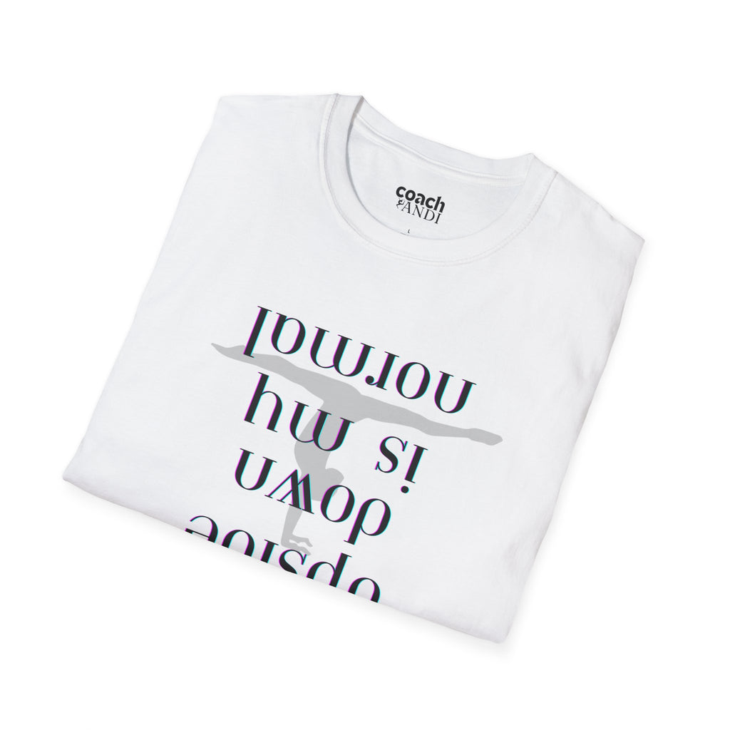Upside Down T-Shirt — (Adult)