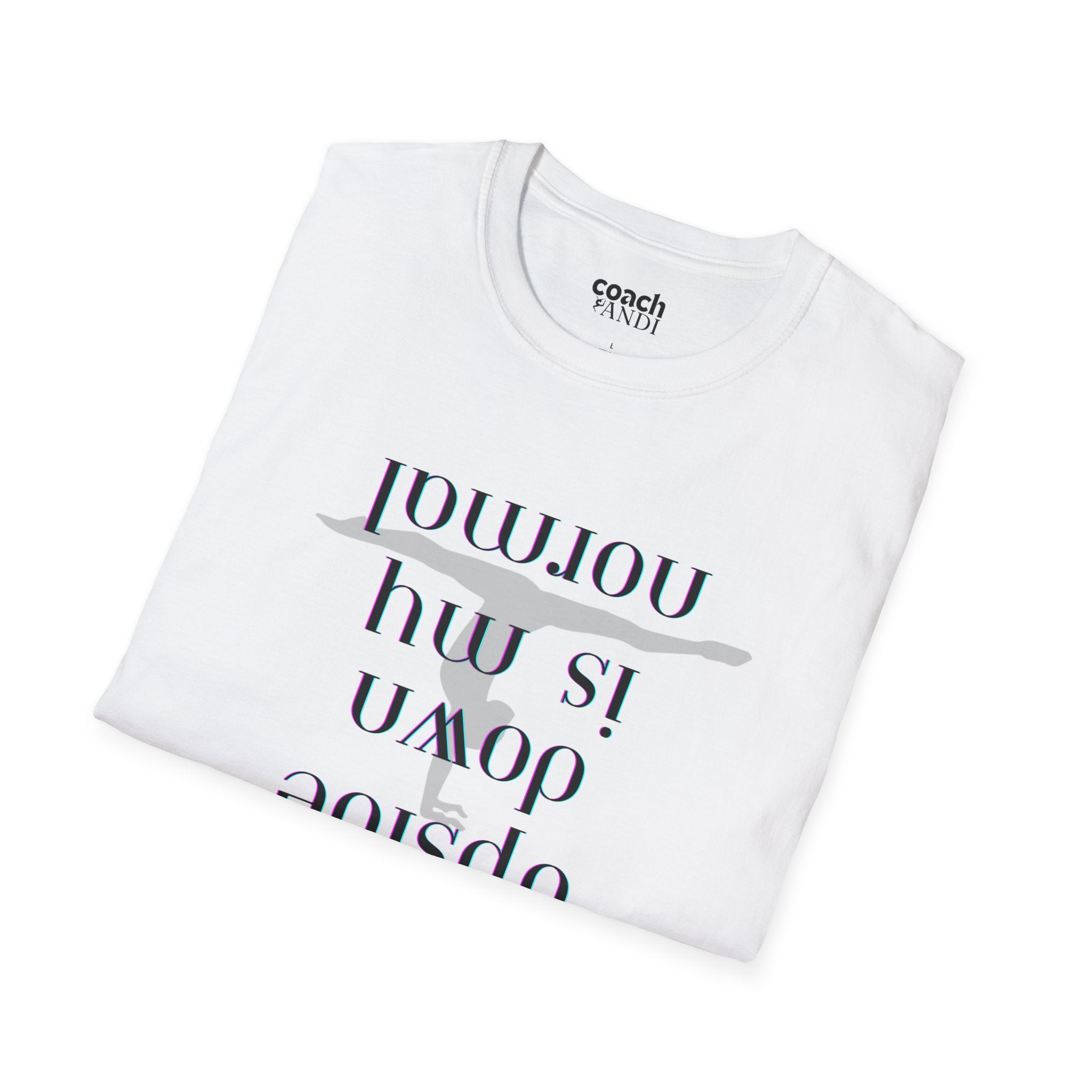 Upside Down T-Shirt — (Adult)