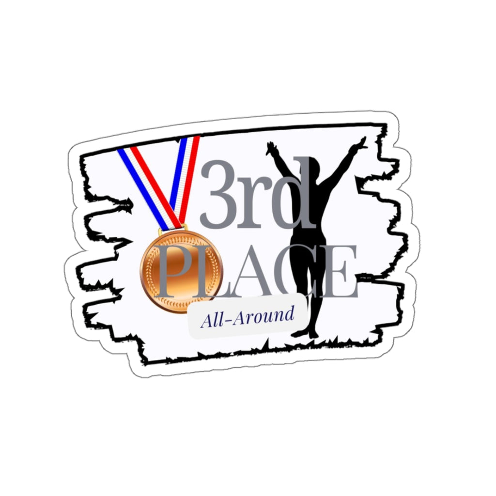 3rd Place All-Around (Kiss-Cut Stickers)