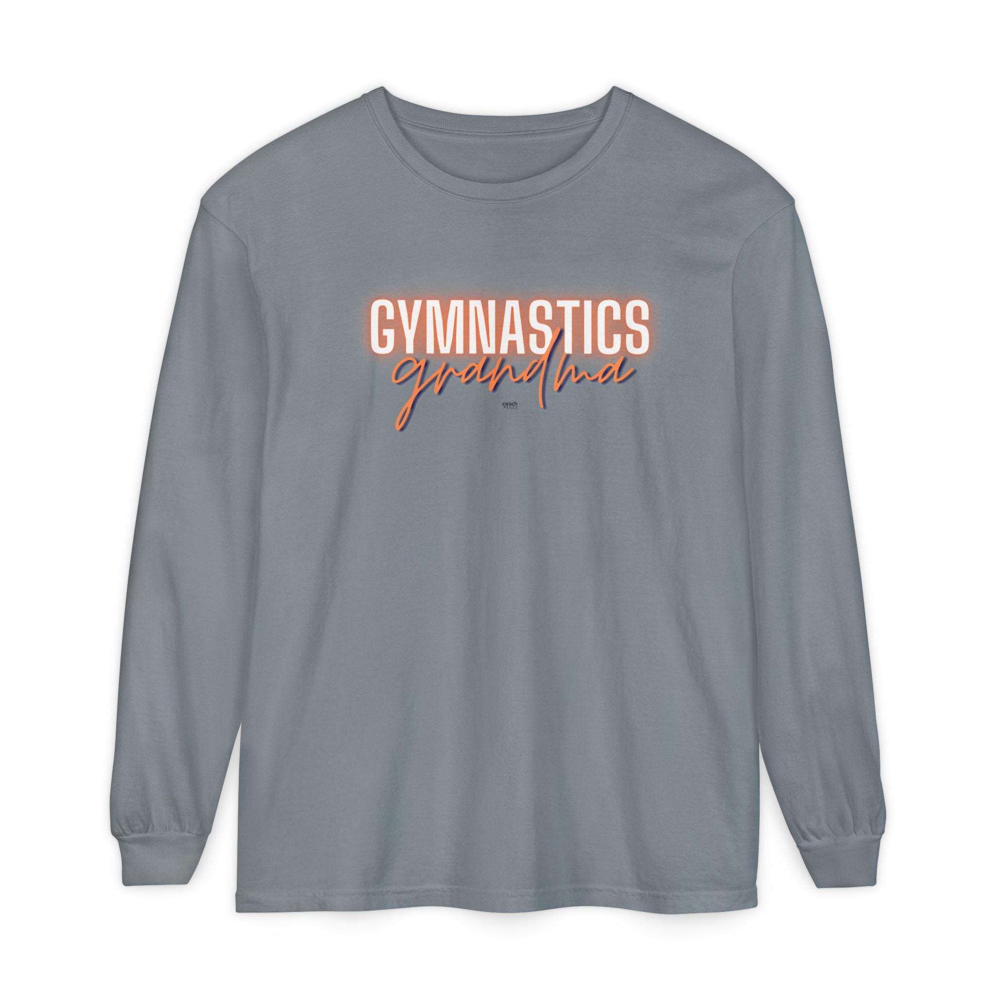 Glow Gym Gma Long Sleeve Shirt - Orange/Blue (Adult)