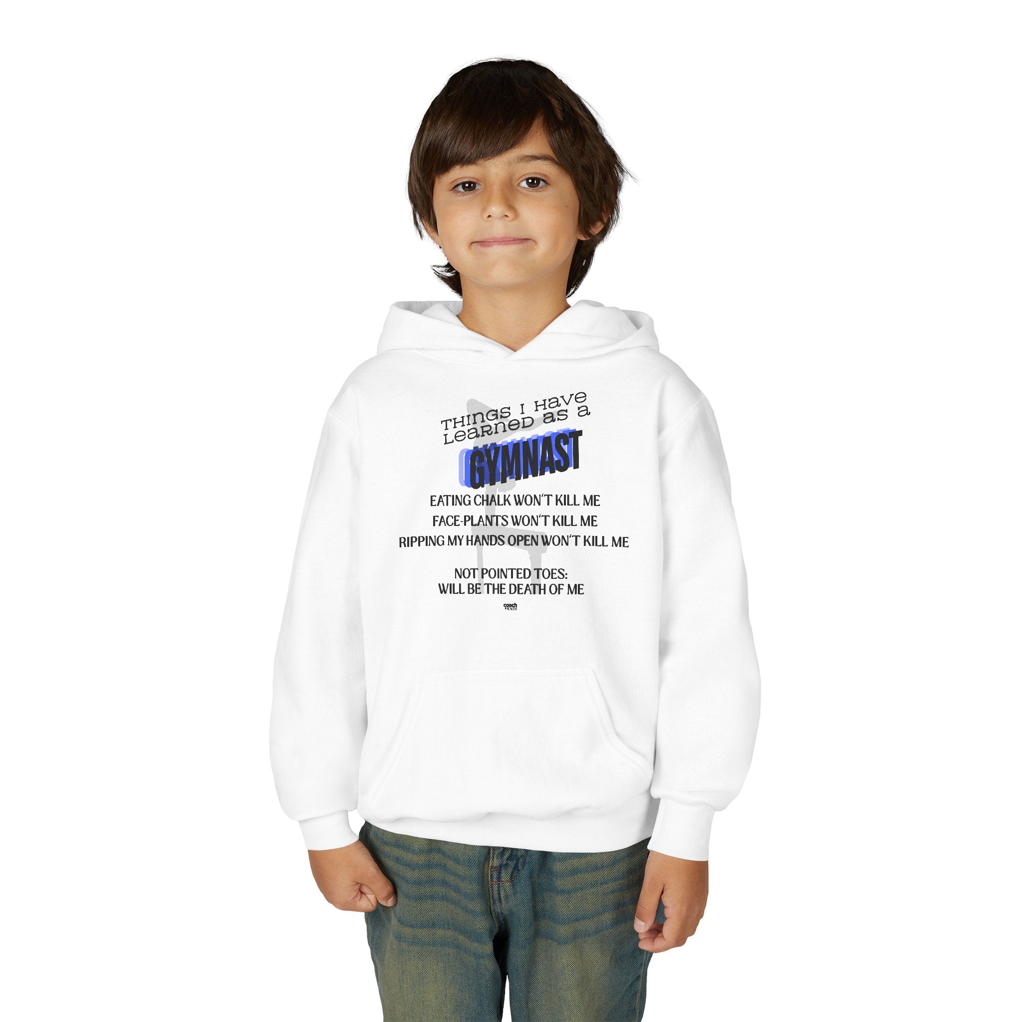 Things I Learned as a Gymnast Hoodie - Blue (Youth)