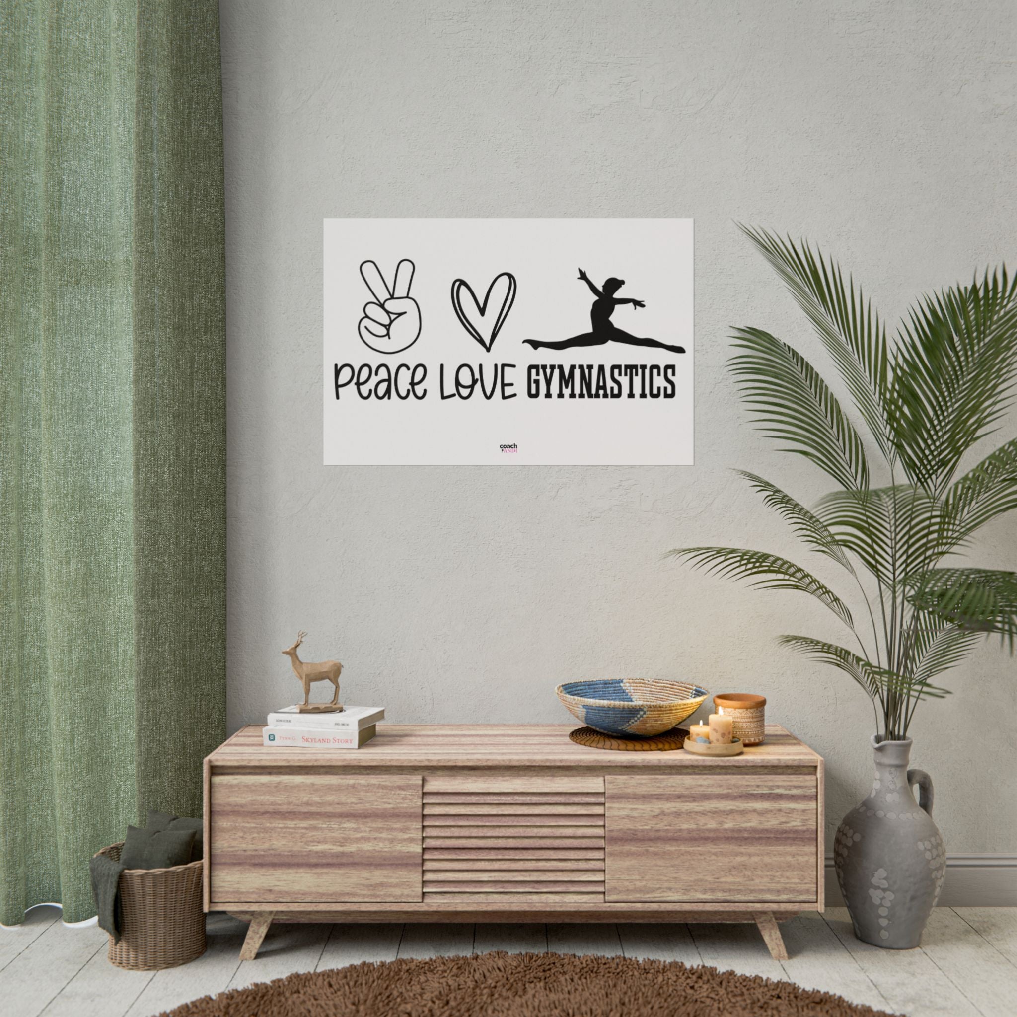 Peace, Love, Gymnastics (Rolled Posters)