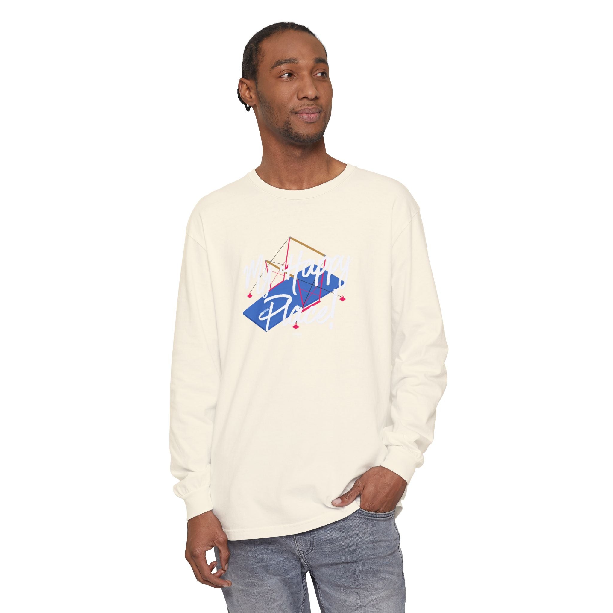 My Happy Place Bars Long Sleeve Shirt (Adult)