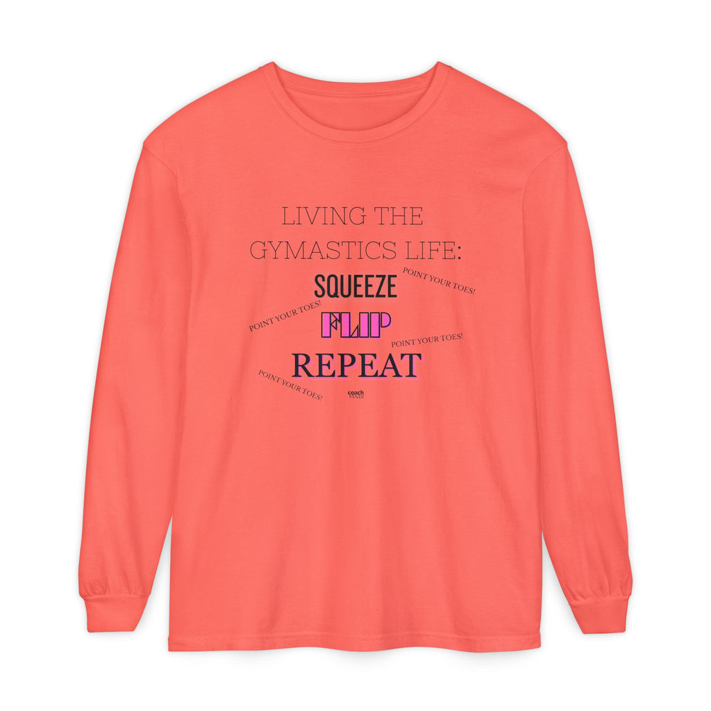 Squeeze Flip Repeat -Pink (Adult Longsleeve Shirt)