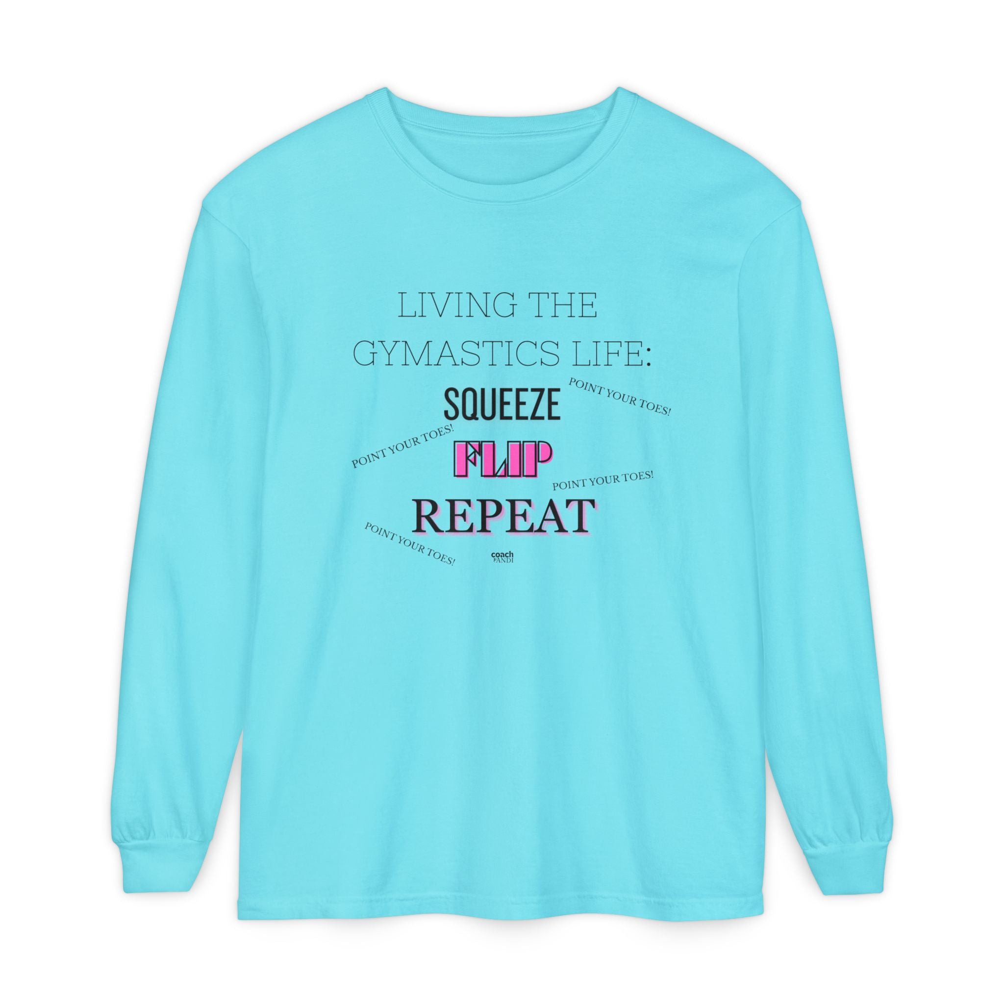 Squeeze Flip Repeat -Pink (Adult Longsleeve Shirt)