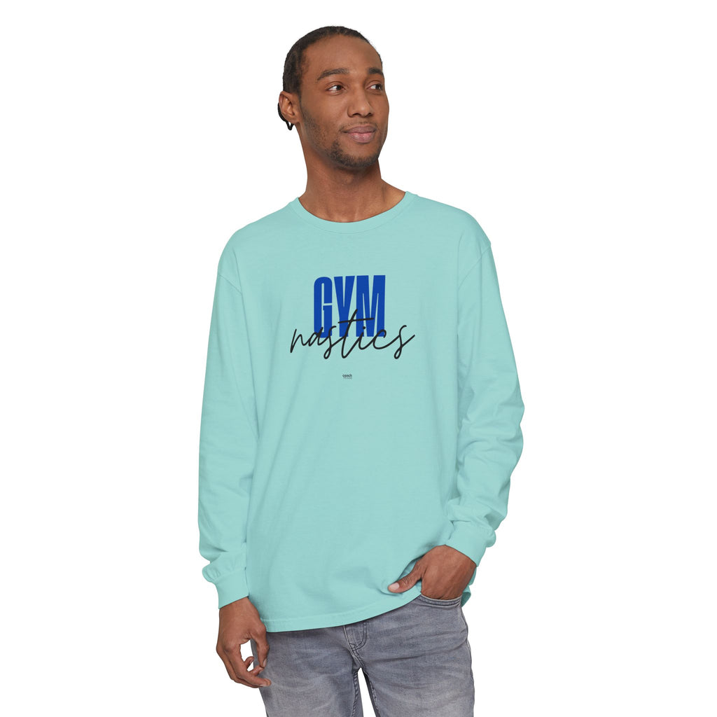 GYMnastics Long Sleeve Shirt - Blue (Adult)