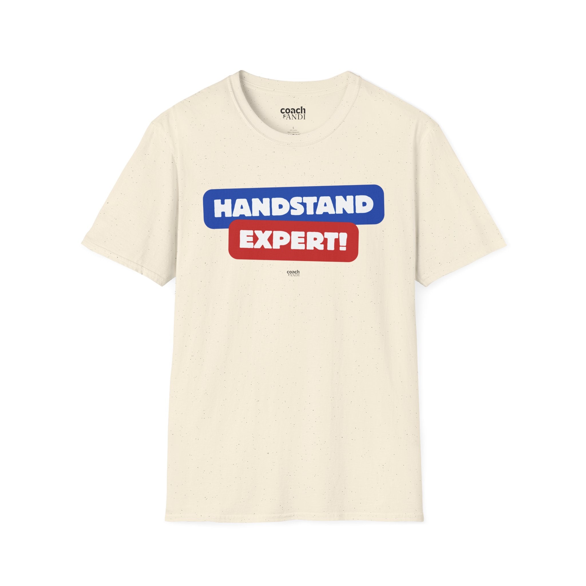 Handstand Expert Tshirt - Red/Blue (Adult)