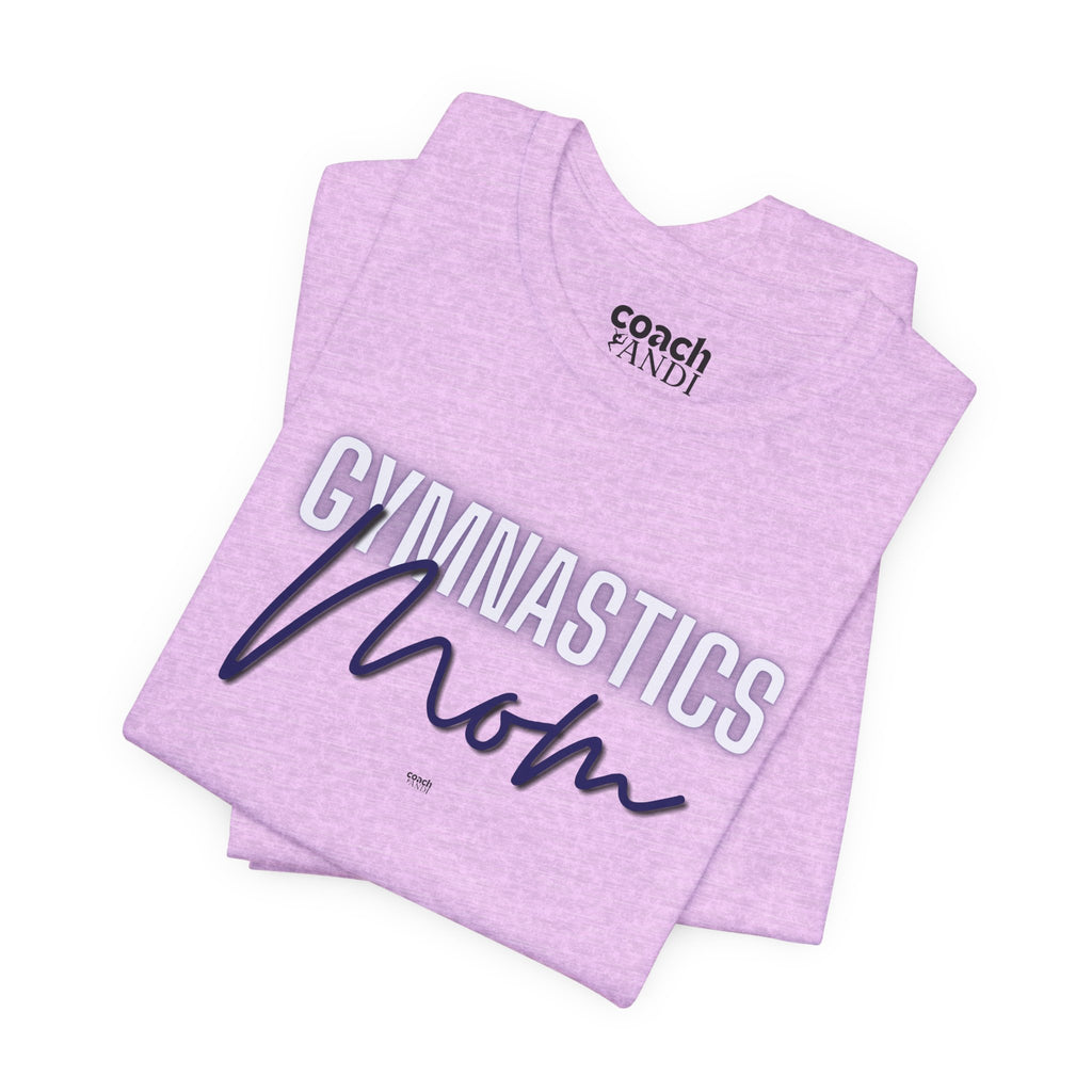 Glow Gym Mom Tshirt - Blue (Adult)