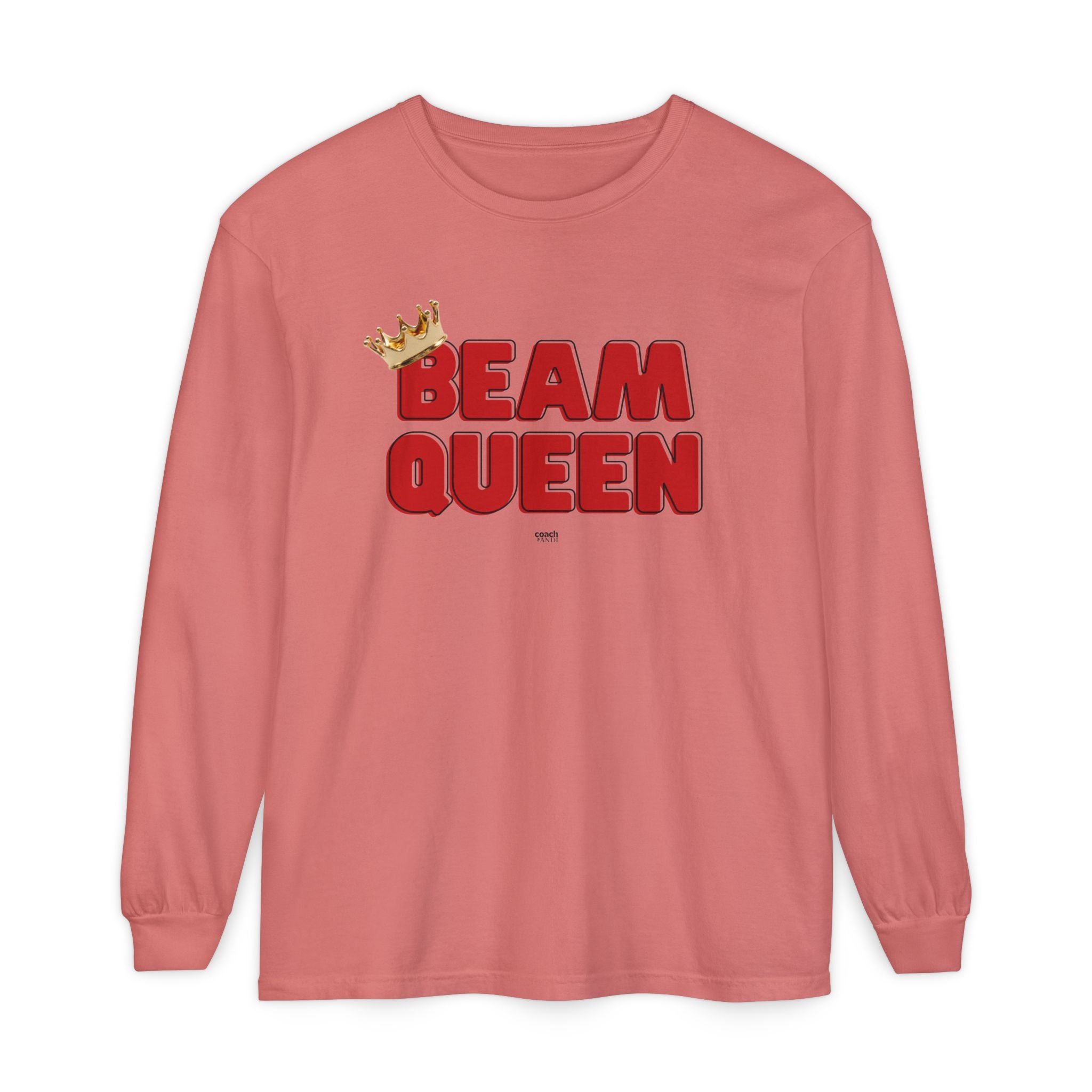 Beam Queen - Red/Black (Adult Long Sleeve Shirt)